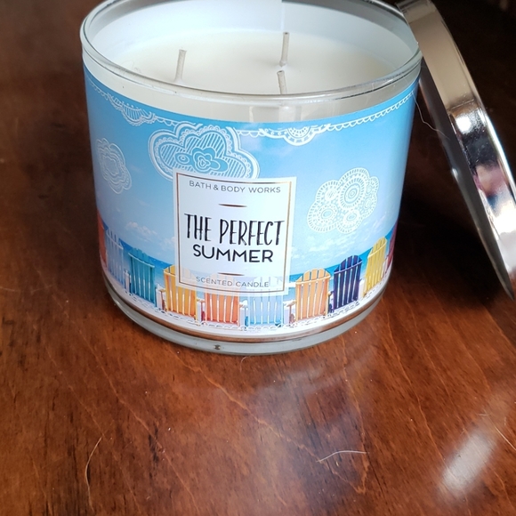 Bath & Body Works Other - Bath & Body 3 wick candle-The Perfect Summer